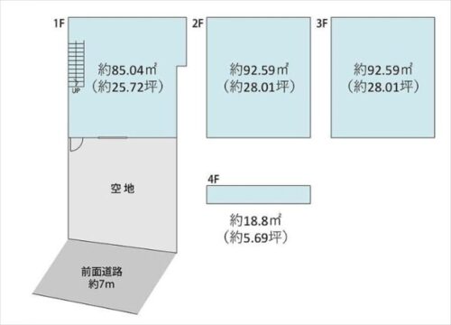 №2225 貸倉庫八尾市永畑町１丁目２５４坪
