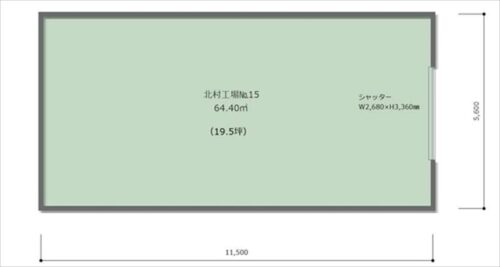 №2230 貸工場淀川区田川北３丁目１９坪
