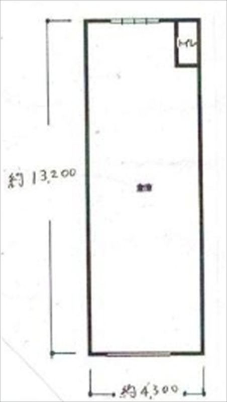№2443 貸倉庫住之江区北加賀屋５丁目１７坪