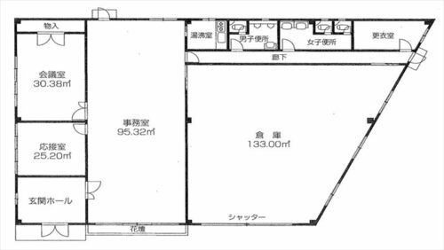 №2484 貸倉庫吹田市泉町２丁目８８坪