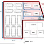 №2203 貸倉庫駐車場 摂津市鳥飼下２丁目倉庫部分１２坪